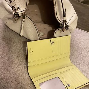 Kate Spade shoulder bag & wallet wristlet